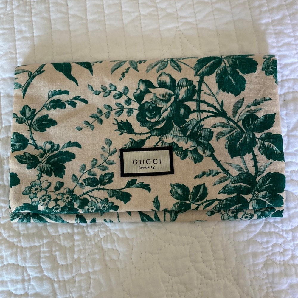 Gucci Floral Fabric  Pouch